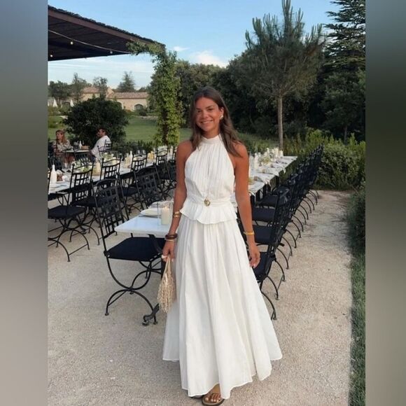 NWTβZARA ZARA NWT WOMAN SS25 PLEATED HALTER TOP OYSTER-WHITE | 0387/077 - Picture 2 of 15